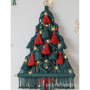 Weihnachtsbaum -Makrame -Kits